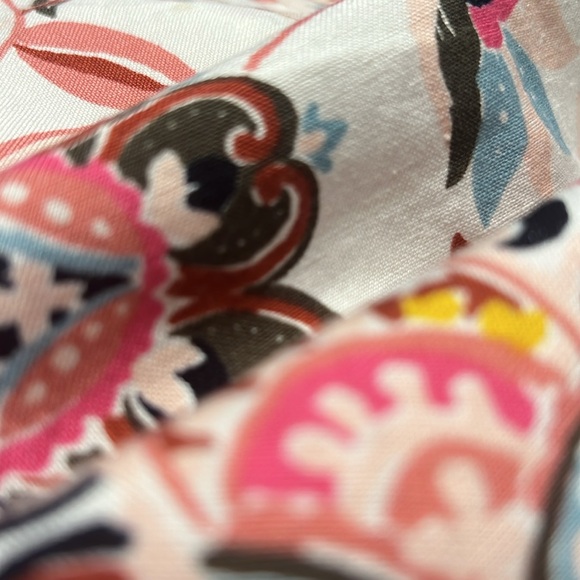 Loft Size 00 Petite Floral Sleeveless Linen Viscose Dress NWT - Picture 3 of 8